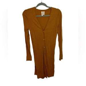Anthropologie Meadow Rue Ribbed Duster Cardigan